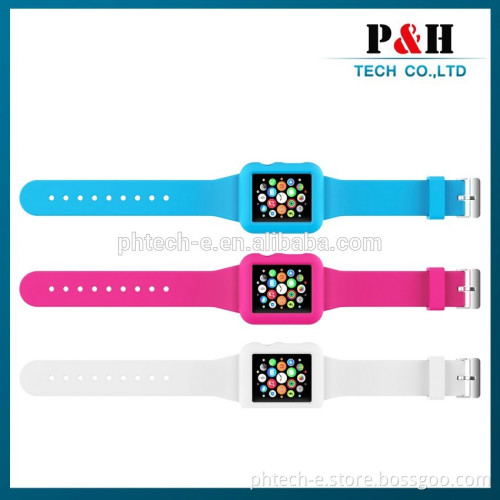 In stock For Apple Watch Bracelet Silicone Band Strap on sale